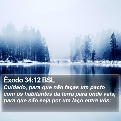 Êxodo 34:12 BSL Bible Verse Image