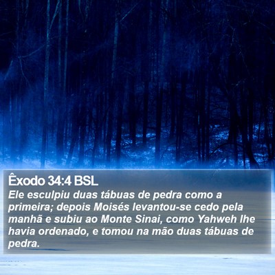 Êxodo 34:4 BSL Bible Verse Image