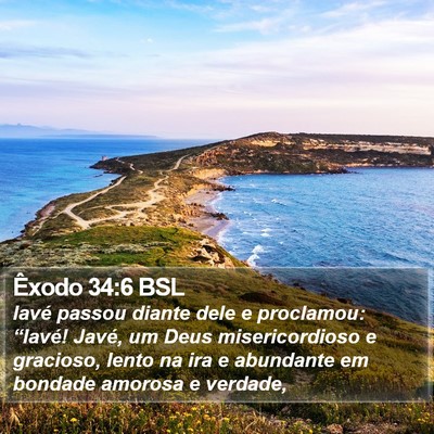 Êxodo 34:6 BSL Bible Verse Image