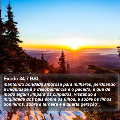 Êxodo 34:7 BSL Bible Verse Image