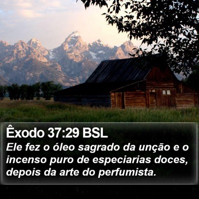 Êxodo 37:29 BSL Bible Verse Image