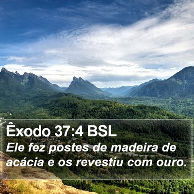 Êxodo 37:4 BSL Bible Verse Image