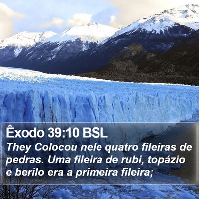 Êxodo 39:10 BSL Bible Verse Image