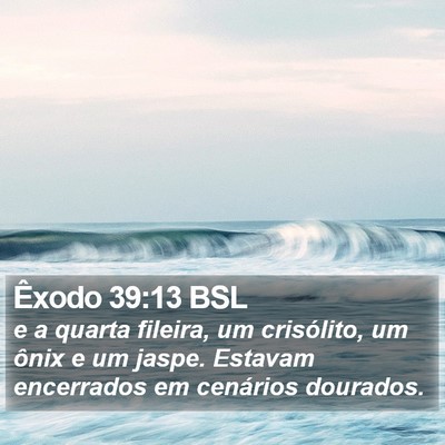 Êxodo 39:13 BSL Bible Verse Image