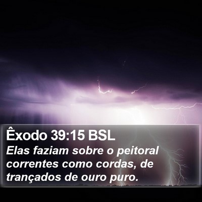 Êxodo 39:15 BSL Bible Verse Image