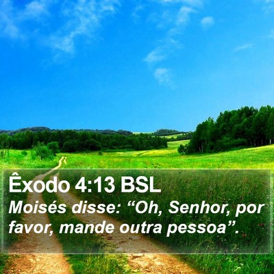 Êxodo 4:13 BSL Bible Verse Image