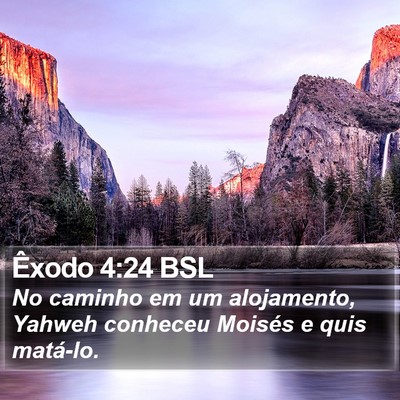 Êxodo 4:24 BSL Bible Verse Image