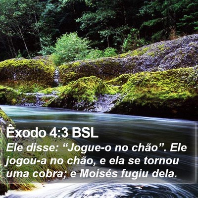 Êxodo 4:3 BSL Bible Verse Image