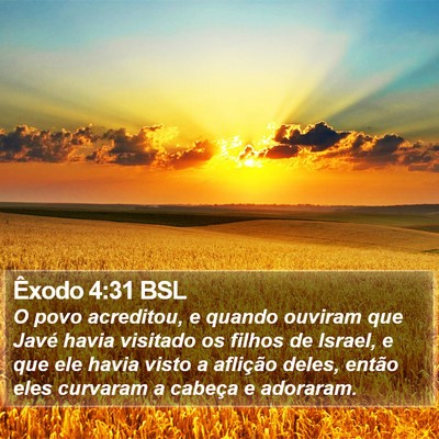 Êxodo 4:31 BSL Bible Verse Image