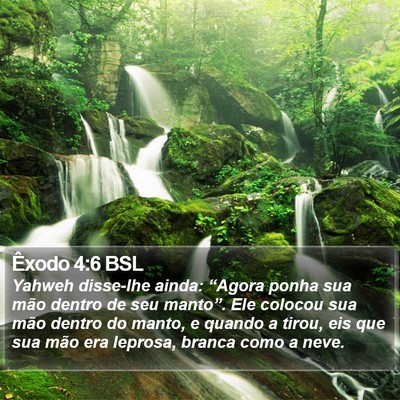 Êxodo 4:6 BSL Bible Verse Image