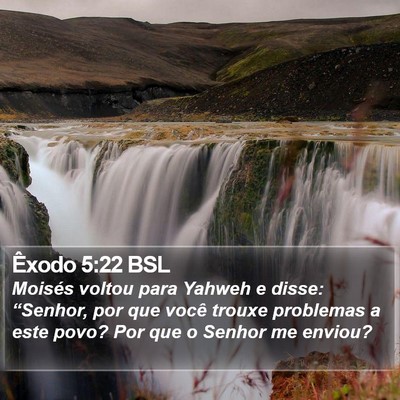 Êxodo 5:22 BSL Bible Verse Image