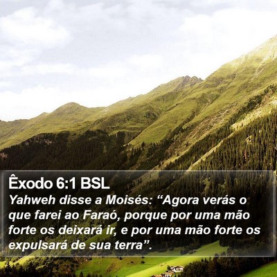 Êxodo 6:1 BSL Bible Verse Image