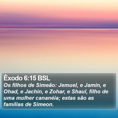 Êxodo 6:15 BSL Bible Verse Image