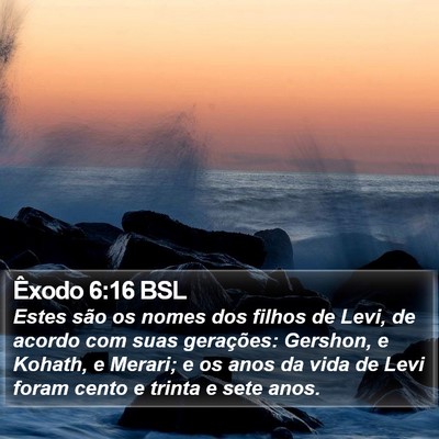 Êxodo 6:16 BSL Bible Verse Image