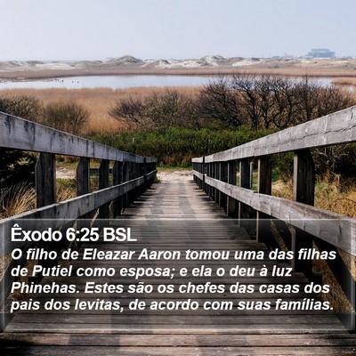 Êxodo 6:25 BSL Bible Verse Image
