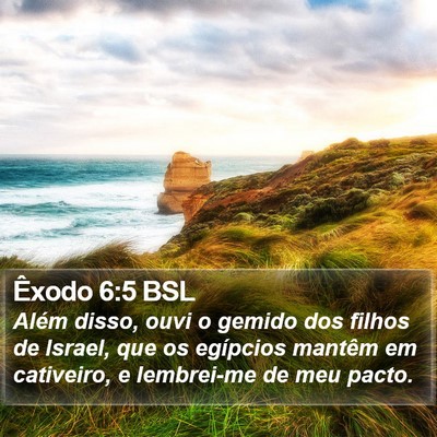 Êxodo 6:5 BSL Bible Verse Image