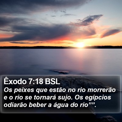 Êxodo 7:18 BSL Bible Verse Image