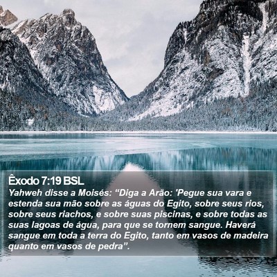 Êxodo 7:19 BSL Bible Verse Image