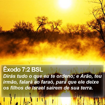 Êxodo 7:2 BSL Bible Verse Image