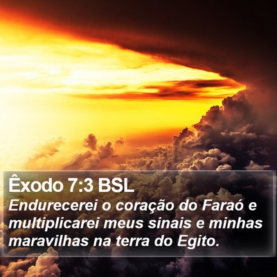 Êxodo 7:3 BSL Bible Verse Image