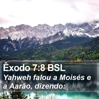 Êxodo 7:8 BSL Bible Verse Image