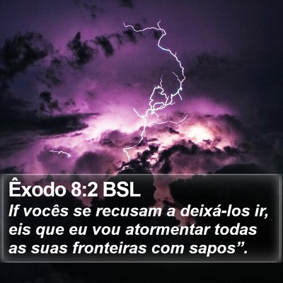 Êxodo 8:2 BSL Bible Verse Image
