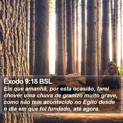 Êxodo 9:18 BSL Bible Verse Image