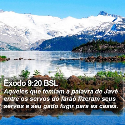 Êxodo 9:20 BSL Bible Verse Image