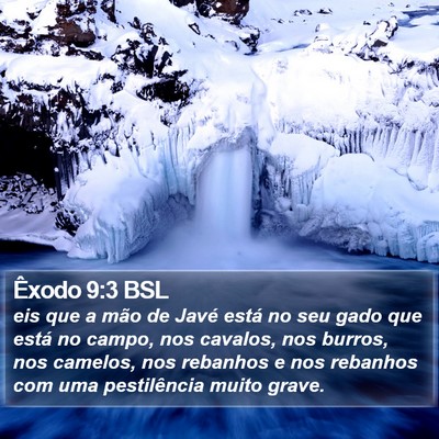 Êxodo 9:3 BSL Bible Verse Image