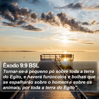 Êxodo 9:9 BSL Bible Verse Image