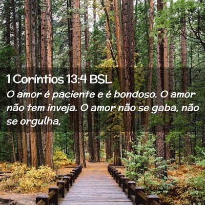 Picture 02 - 1 Coríntios 13:4 BSL - O amor é paciente e é bondoso. O amor não tem - Bible Verse Picture