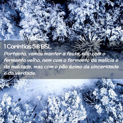 Picture 02 - 1 Coríntios 5:8 BSL - Portanto, vamos manter a festa, não com o - Bible Verse Picture