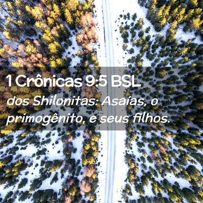 Picture 02 - 1 Crônicas 9:5 BSL - dos Shilonitas: Asaías, o primogênito, e seus - Bible Verse Picture