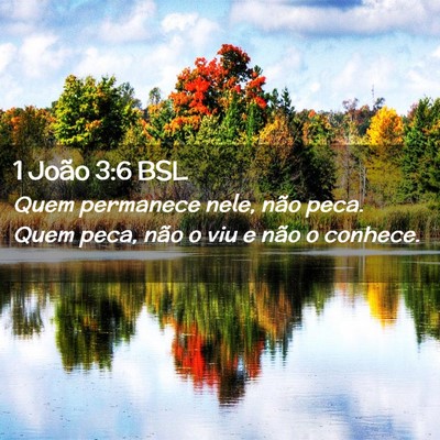Picture 02 - 1 João 3:6 BSL - Quem permanece nele, não peca. Quem peca, não o - Bible Verse Picture