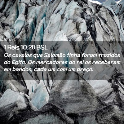 Picture 02 - 1 Reis 10:28 BSL - Os cavalos que Salomão tinha foram trazidos do - Bible Verse Picture