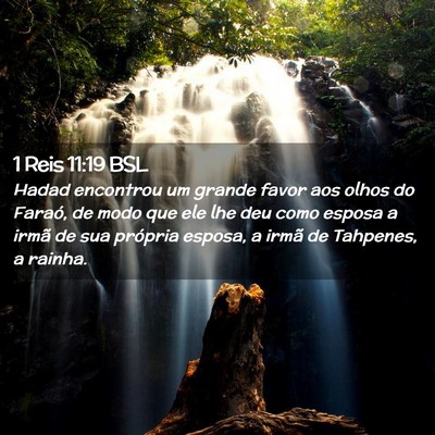Picture 02 - 1 Reis 11:19 BSL - Hadad encontrou um grande favor aos olhos do - Bible Verse Picture