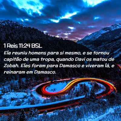 Picture 02 - 1 Reis 11:24 BSL - Ele reuniu homens para si mesmo, e se tornou - Bible Verse Picture