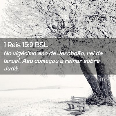 Picture 02 - 1 Reis 15:9 BSL - No vigésimo ano de Jeroboão, rei de Israel, Asa - Bible Verse Picture