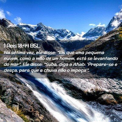 Picture 02 - 1 Reis 18:44 BSL - Na sétima vez, ele disse: “Eis que uma pequena - Bible Verse Picture