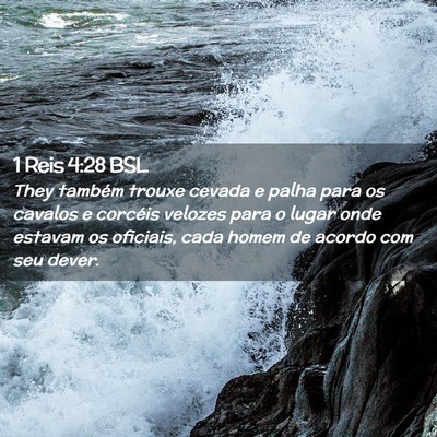 Picture 02 - 1 Reis 4:28 BSL - They também trouxe cevada e palha para os - Bible Verse Picture