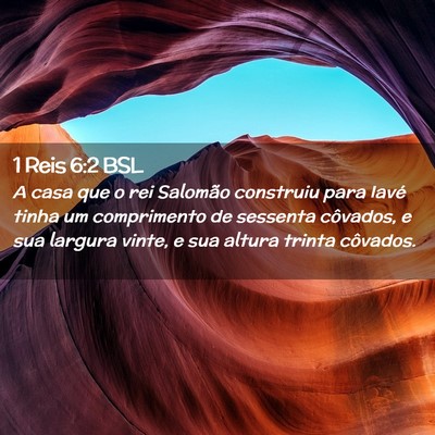 Picture 02 - 1 Reis 6:2 BSL - A casa que o rei Salomão construiu para Iavé - Bible Verse Picture