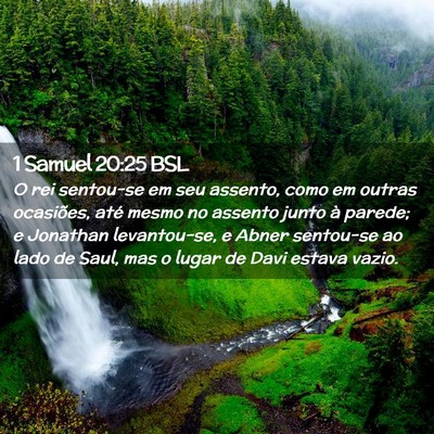 Picture 02 - 1 Samuel 20:25 BSL - O rei sentou-se em seu assento, como em outras - Bible Verse Picture