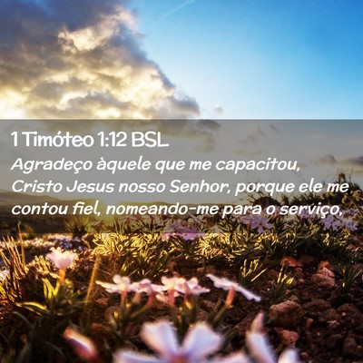 Picture 02 - 1 Timóteo 1:12 BSL - Agradeço àquele que me capacitou, Cristo Jesus - Bible Verse Picture