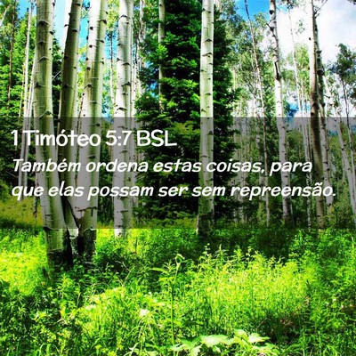 Picture 02 - 1 Timóteo 5:7 BSL - Também ordena estas coisas, para que elas possam - Bible Verse Picture