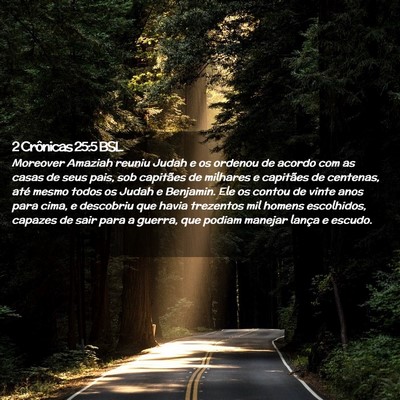 Picture 02 - 2 Crônicas 25:5 BSL - Moreover Amaziah reuniu Judah e os ordenou de - Bible Verse Picture