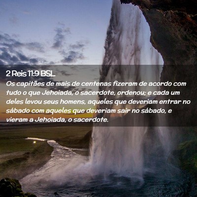 Picture 02 - 2 Reis 11:9 BSL - Os capitães de mais de centenas fizeram de - Bible Verse Picture