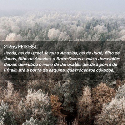 Picture 02 - 2 Reis 14:13 BSL - Jeoás, rei de Israel, levou o Amazias, rei de - Bible Verse Picture