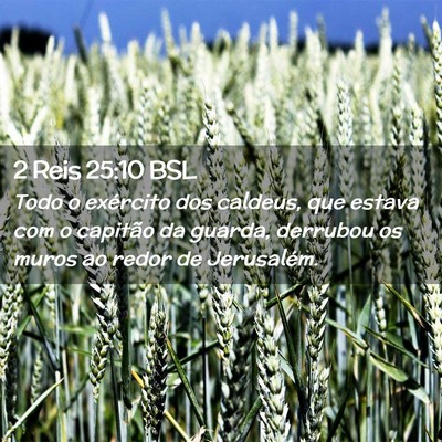 Picture 02 - 2 Reis 25:10 BSL - Todo o exército dos caldeus, que estava com o - Bible Verse Picture