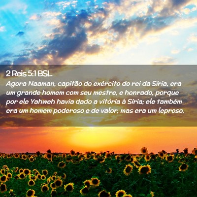Picture 02 - 2 Reis 5:1 BSL - Agora Naaman, capitão do exército do rei da - Bible Verse Picture