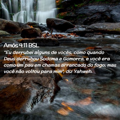 Picture 02 - Amós 4:11 BSL - “Eu derrubei alguns de vocês, como quando Deus - Bible Verse Picture